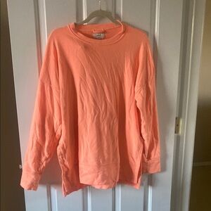 Aerie Coral Crew Neck Sweater